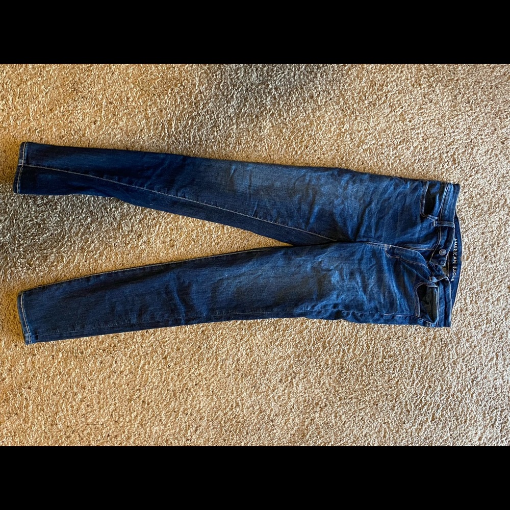 American Eagle Super High Waisted Jeans - Size 4 Long